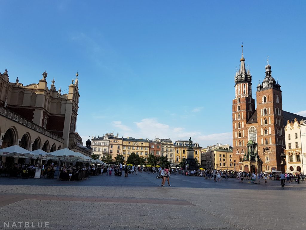 Kraków, Cracow, Polska, Poland, Sukiennice, Rynek Główny, Bazylika Mariacka